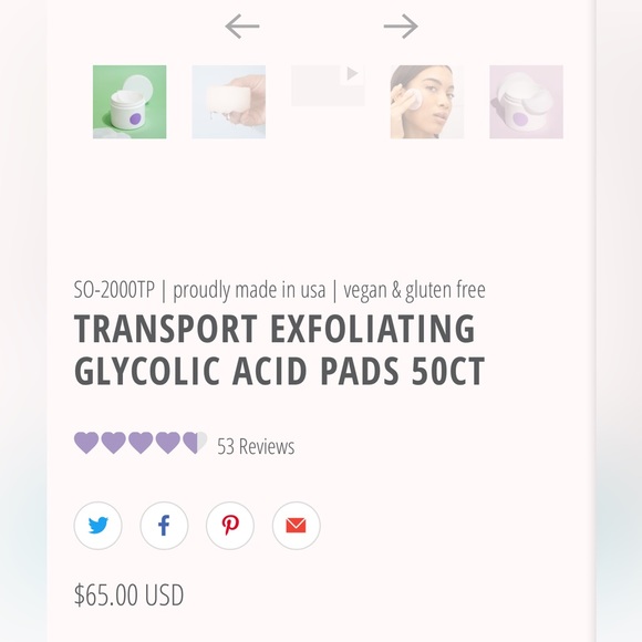 SOMME Institute Transport Exfoliating Glycolic Acid Pads - Picture 4 of 4